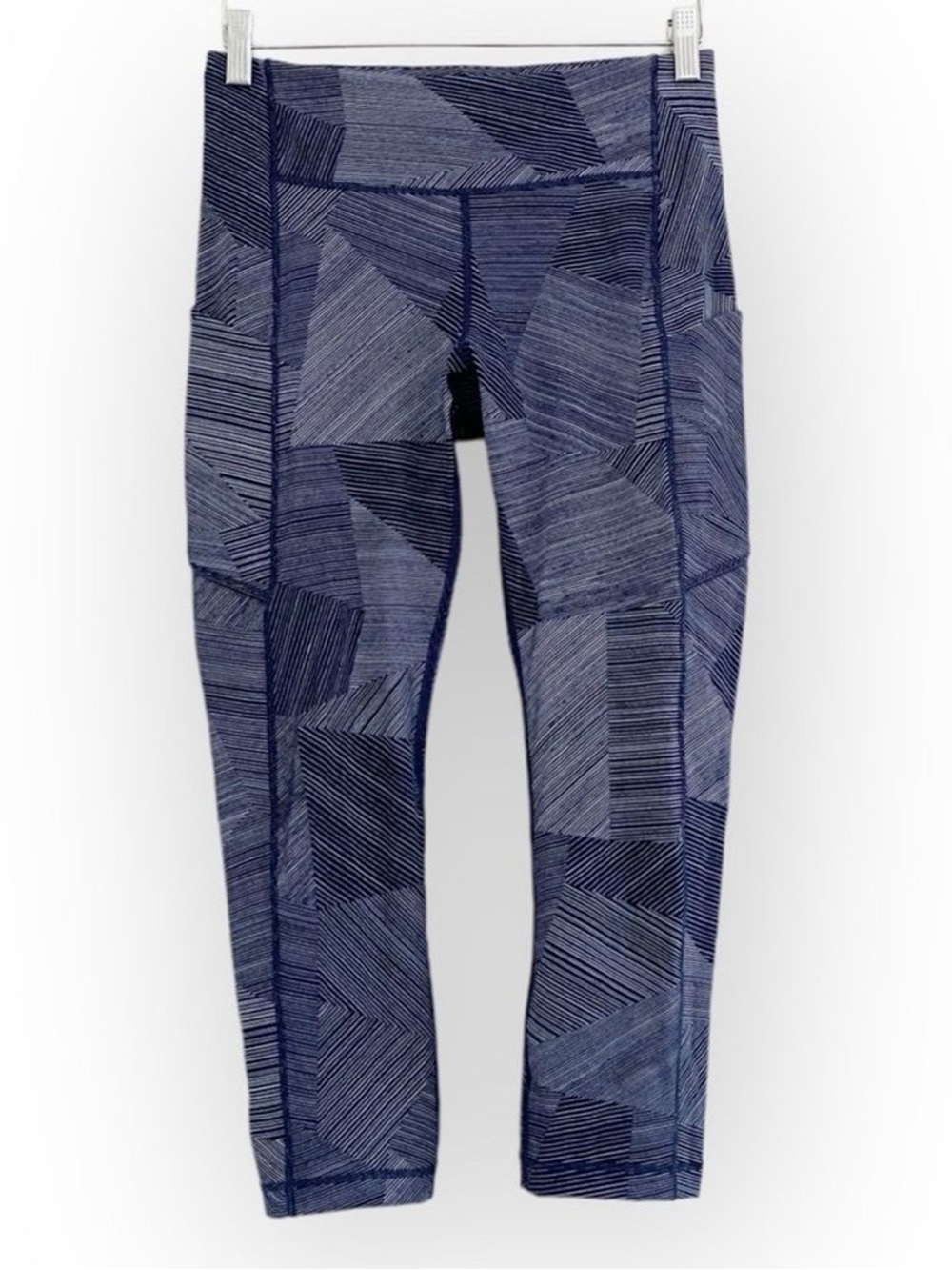 lululemon athletica Blue Geometric Active Leggings